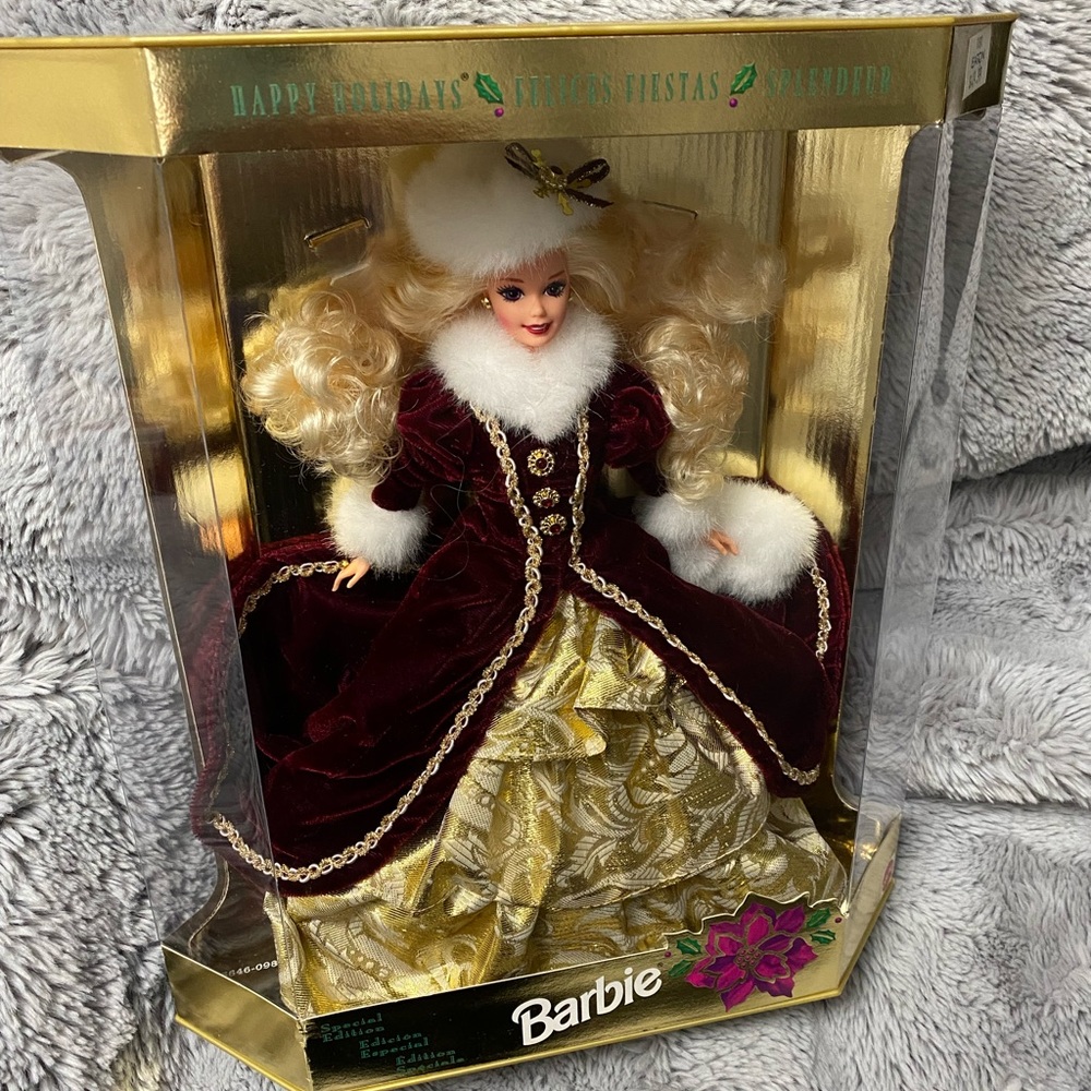 *NRFB Special Edition 1996 Happy🎄 Holidays Barbie (15646)